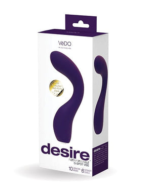 VeDo Desire Rechargeable G-Spot Vibe Purple Vibrators