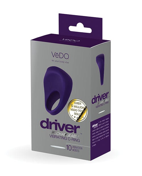 Vedo Driver Rechargeable C Ring Purple Penis Enhancement