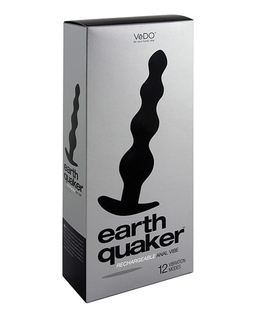 VeDO Earth Quaker Anal Vibe - Just Black Anal Products