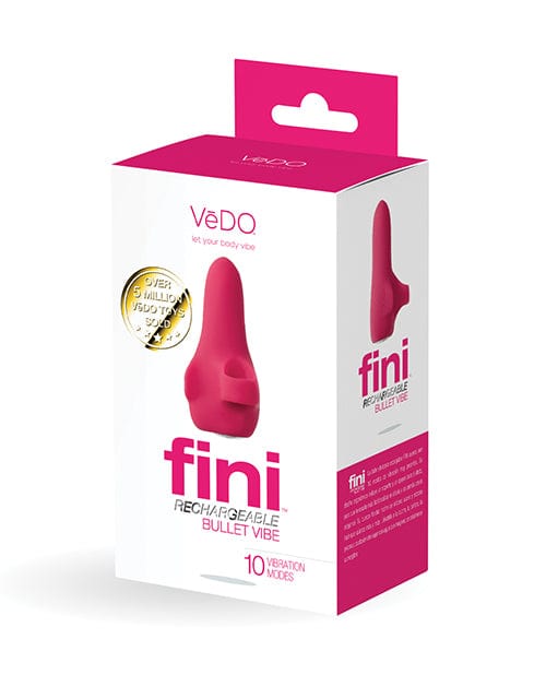 Vedo Fini Rechargeable Bullet Vibe Pink Stimulators