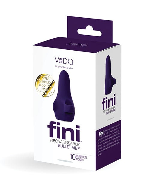 Vedo Fini Rechargeable Bullet Vibe Purple Stimulators