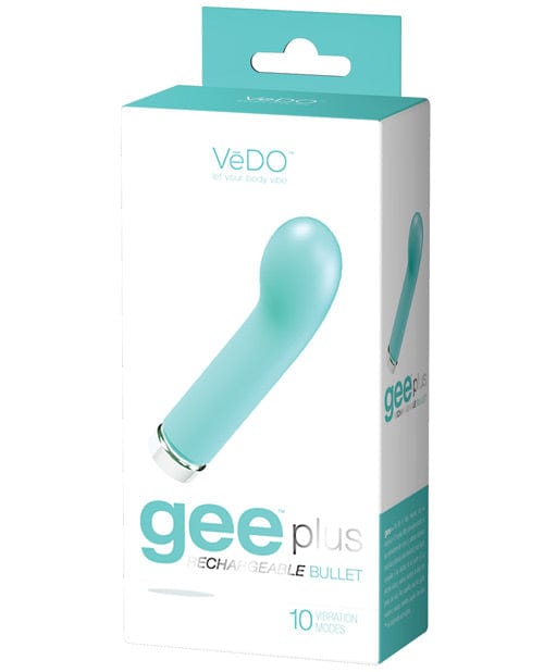 VeDO Gee Plus Rechargeable Vibe - Tease Me Turquoise Vibrators
