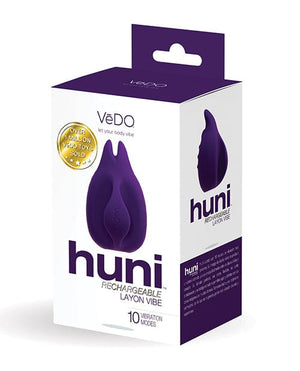 Vedo Huni Rechargeable Finger Vibe Deep Purple Stimulators