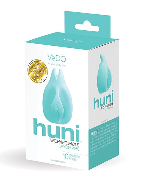 VeDO Huni Rechargeable Finger Vibe - Tease Me Turquoise Stimulators