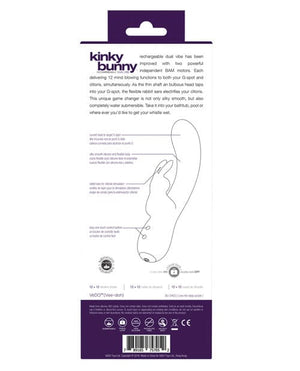 Vedo Kinky Bunny Plus Rechargeable Dual Vibe Vibrators