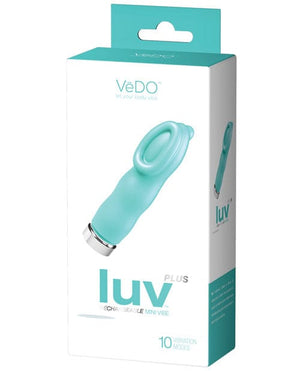 Vedo Luv Plus Rechargeable Vibe Tease Me Turquoise Stimulators