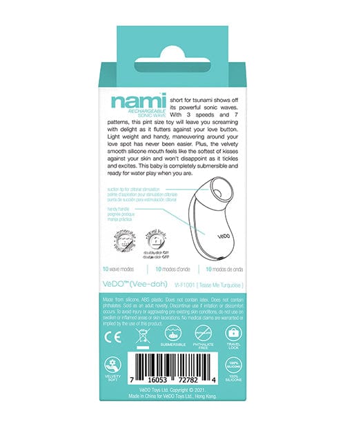 Vedo Nami Rechargeable Sonic Vibe Stimulators