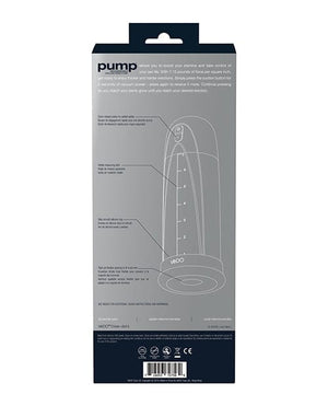 VeDO Pump Rechargeable Vacuum Penis Pump - Just Black Penis Enhancement