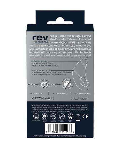 Vedo Rev Rechargeable C Ring Penis Enhancement