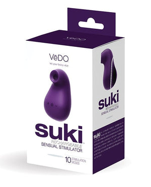 Vedo Suki Rechargeable Vibrating Sucker Deep Purple Stimulators