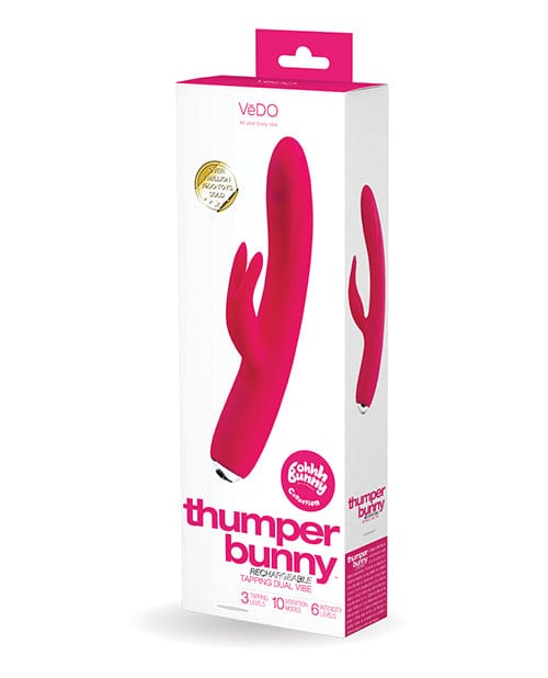 Vedo Thumper Bunny Rechargeable Dual Vibe Pink Vibrators