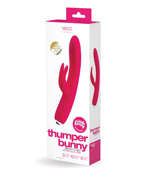 Vedo Thumper Bunny Rechargeable Dual Vibe Pink Vibrators