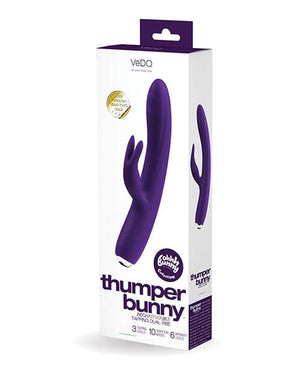 Vedo Thumper Bunny Rechargeable Dual Vibe Purple Vibrators