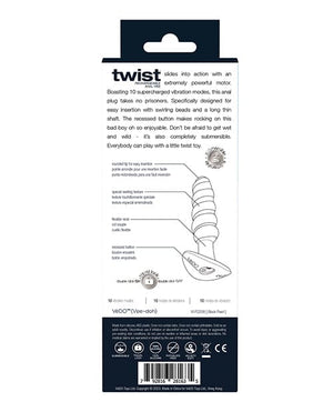 Vedo Twist Rechargeable Anal Plug Anal Products