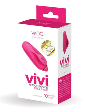 Vedo Vivi Rechargeable Finger Vibe Foxy Pink Vibrators
