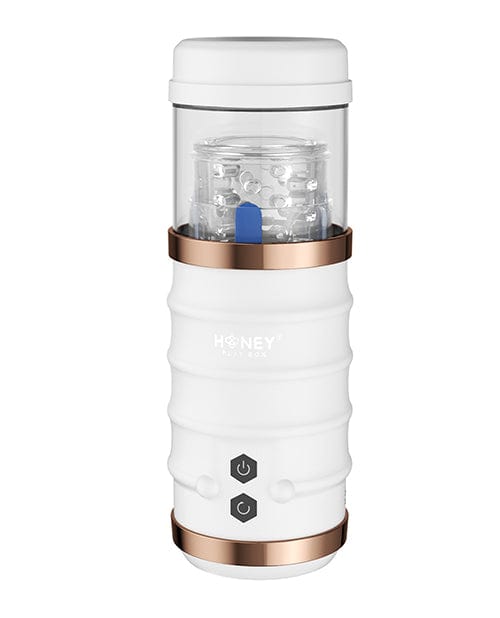 Warrior Auto Thrusting Male Masturbator - White Dolls & Masturbators