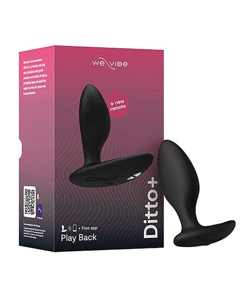 We-vibe Ditto+ Satin Black Anal Products