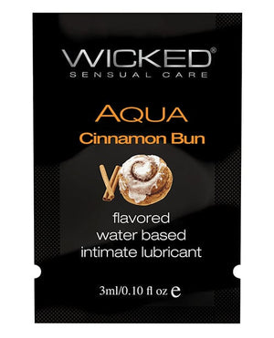 Wicked Sensual Care Aqua Water Based Lubricant - Oz 1 Oz / Cinnamon Lubricants