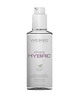 Wicked Sensual Care Simply Hybrid Lubricant 2.3oz Lubricants