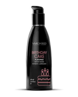 Wicked Sensual Care Water Based Lubricant - 2 Oz Birthday Cake Lubricants