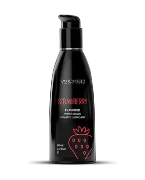 Wicked Sensual Care Water Based Lubricant - 2 Oz Strawberry Lubricants