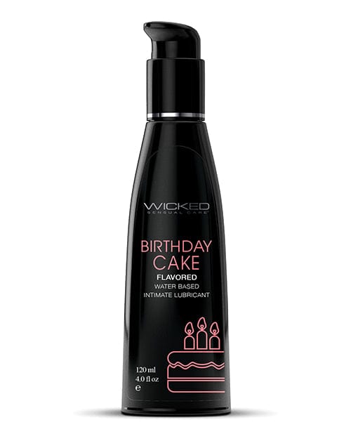 Wicked Sensual Care Water Based Lubricant - 4 Oz Birthday Cake Lubricants