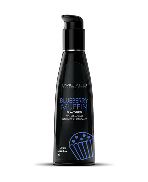 Wicked Sensual Care Water Based Lubricant - 4 Oz Blueberry Muffin Lubricants