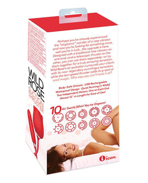 Wild Rose & Thruster Vibrator - Red Stimulators