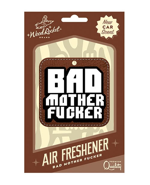 Wood Rocket LLC Novelties Wood Rocket Bad Mother Fucker Air Freshener - New Car Smell