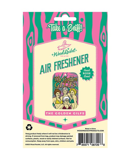 Wood Rocket LLC Novelties Wood Rocket Middle Finger Peach Air Freshener - Cologne