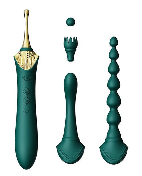 Zalo Bess 2.0 Clitoral Vibrator Turquoise Green Stimulators