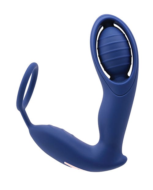 Zero Tolerance Extra Mile C Ring Vibrator - Blue Anal Products