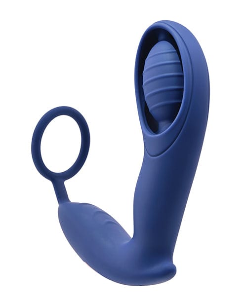 Zero Tolerance Extra Mile C Ring Vibrator - Blue Anal Products