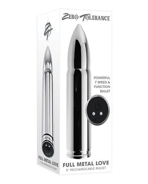 Zero Tolerance Full Metal Love Bullet - Chrome Stimulators