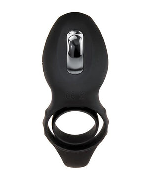 Zero Tolerance Mr. Flicker Vibrating Cock Ring - Black Penis Enhancement