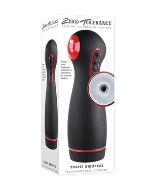 Zero Tolerance Tight Squeeze - Black/Red Dolls & Masturbators