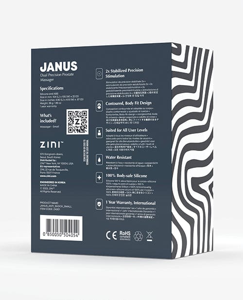 Zini Janus Anti Shock - Black Anal Products