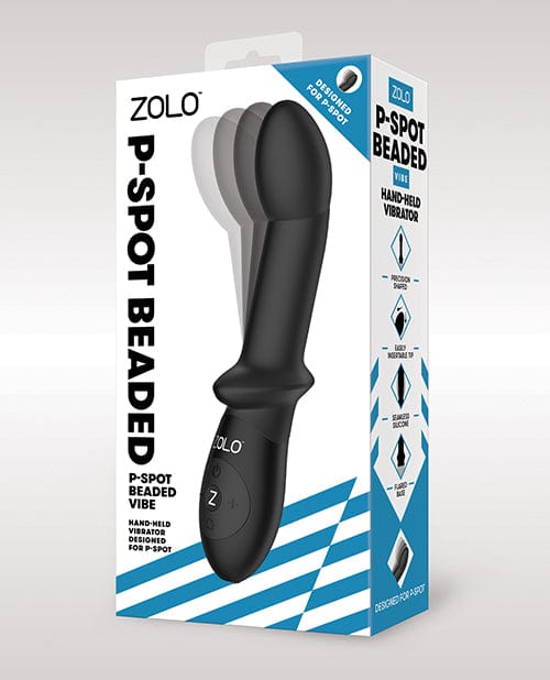ZOLO P Spot Beaded Vibe - Black Anal Products